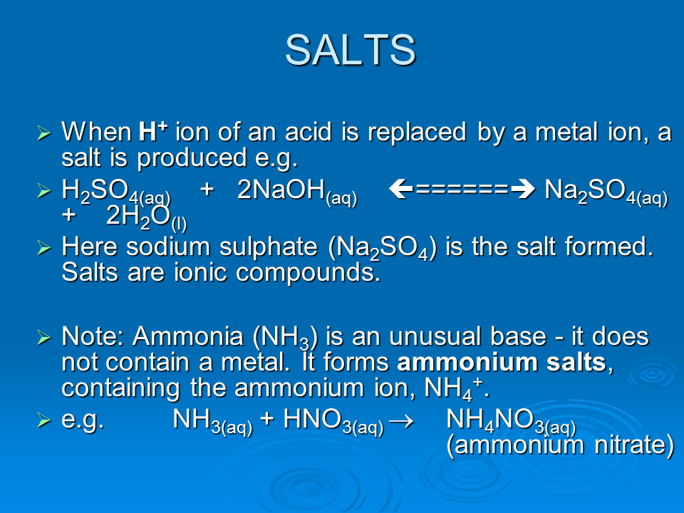 Acid, bases and salts Presentation Chemistry