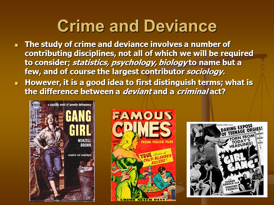 Introduction to Crime and Deviance Presentation Sociology