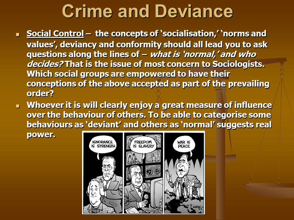 Introduction to Crime and Deviance Presentation Sociology