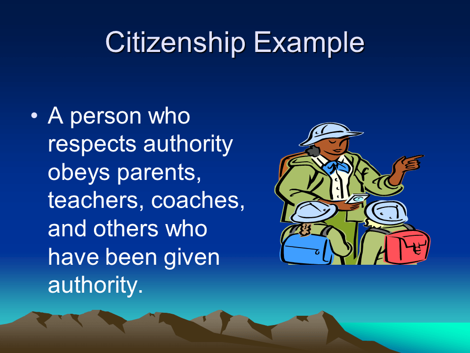 Character Education Citizenship Presentation English Language