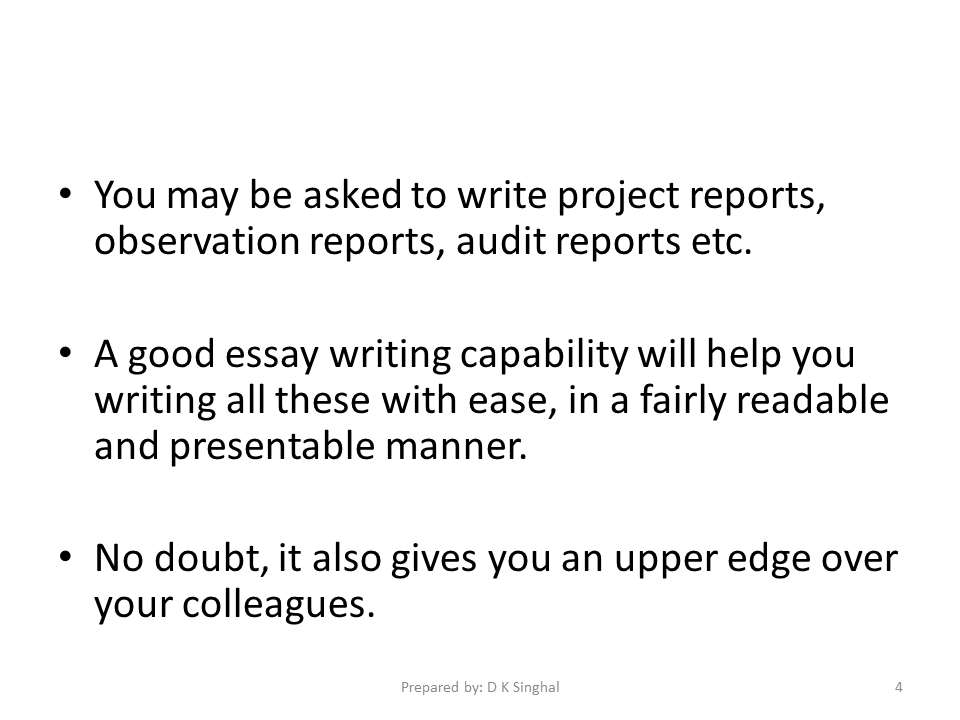 How to Write Good Essays Presentation English Language