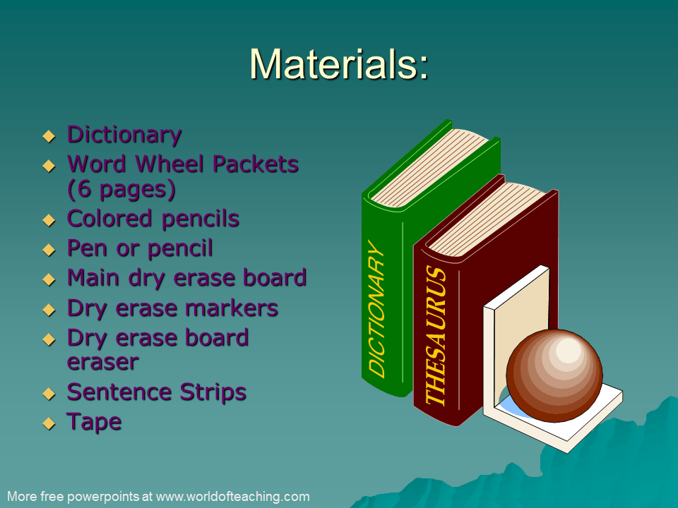 Reading and writing vocabulary through word study and word reference