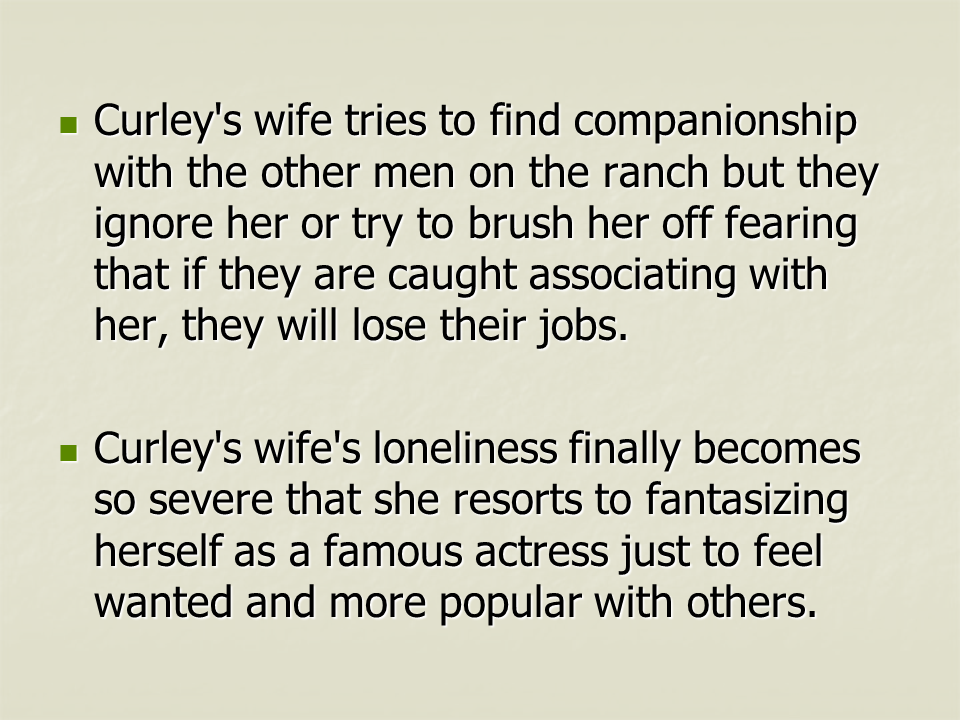 ️ Isolation and loneliness in of mice and men. Of Mice and Men