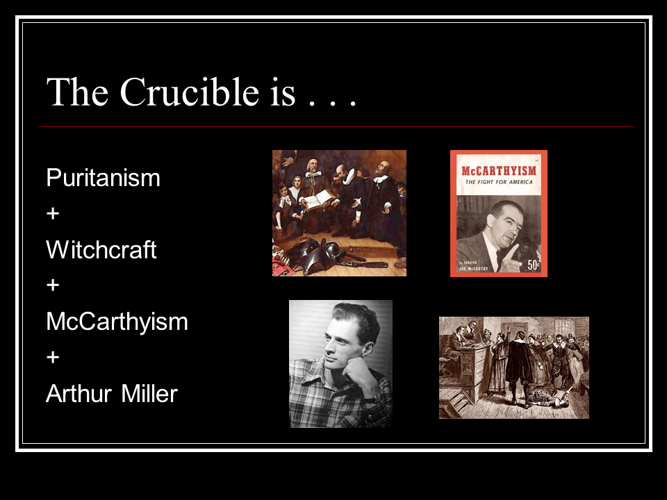 Mccarthyism crucible essay
