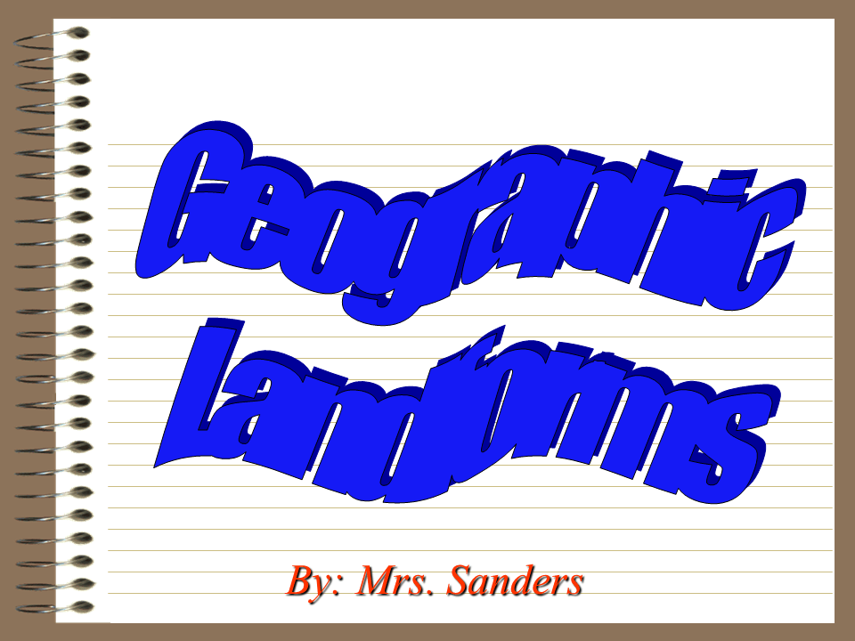 Geographic Dictionary Presentation Geography