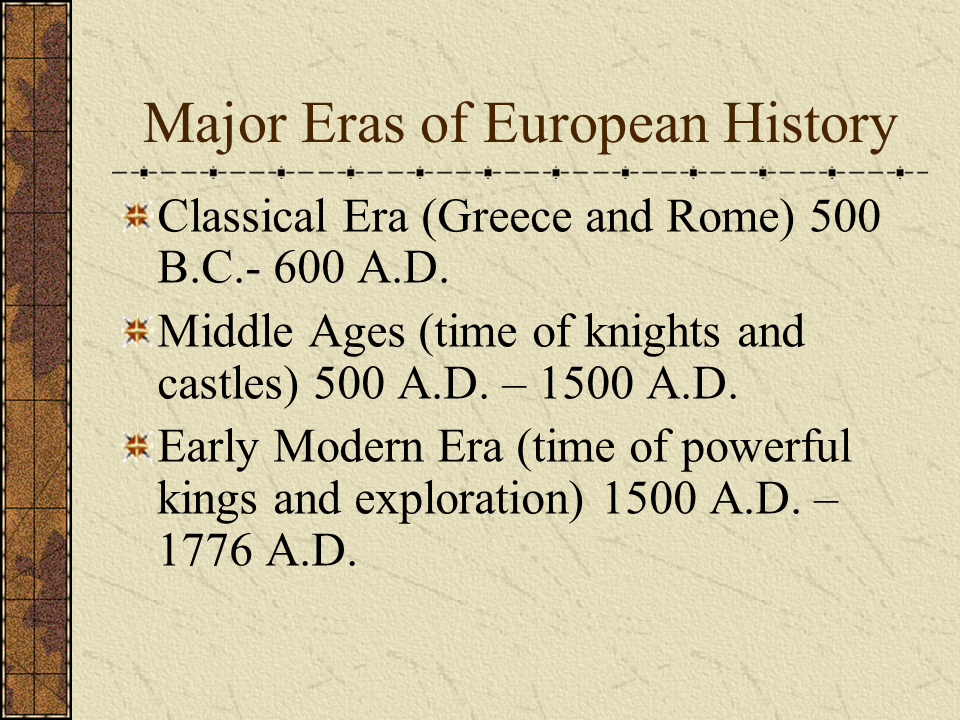 🎉 Historical eras in order. Prehistoric Ages. Categories of Time. Eons