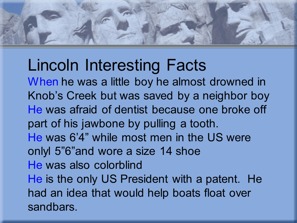 10 Facts About Abraham Lincoln