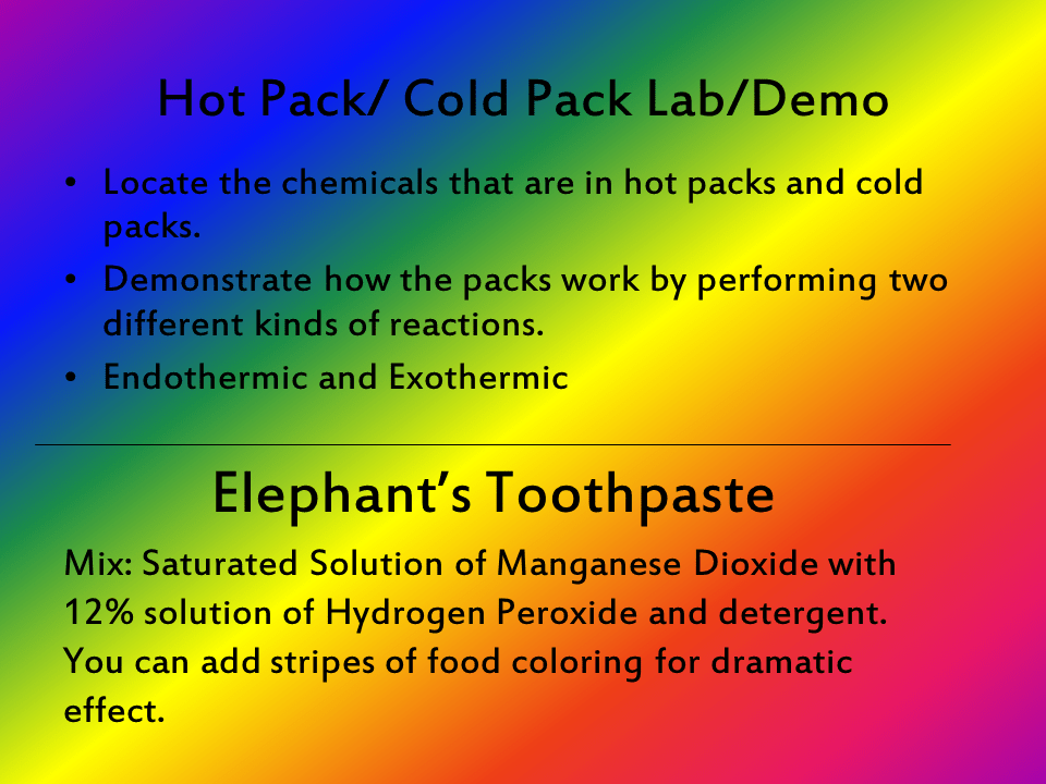 Oxidation/Reduction Reactions