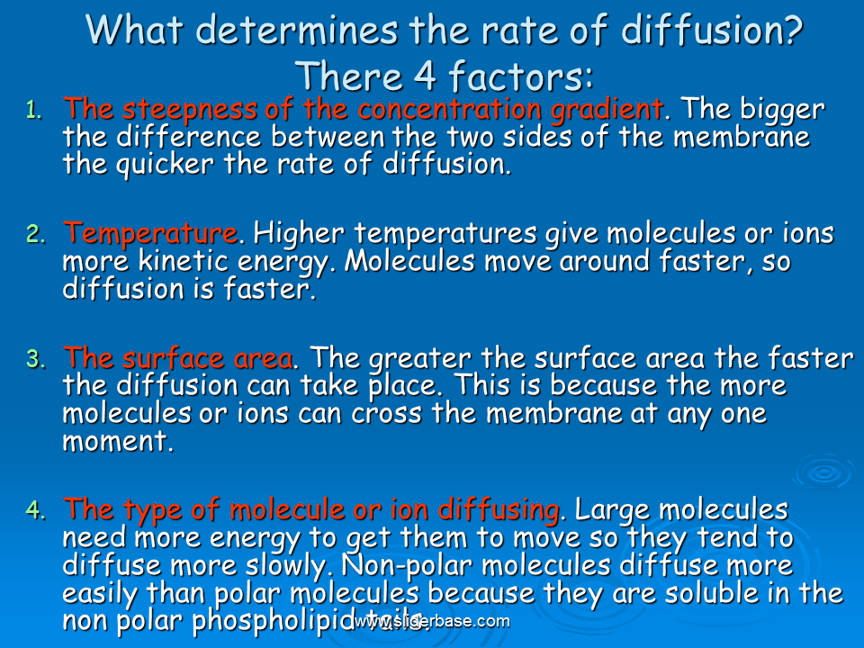 Facilitated diffusion