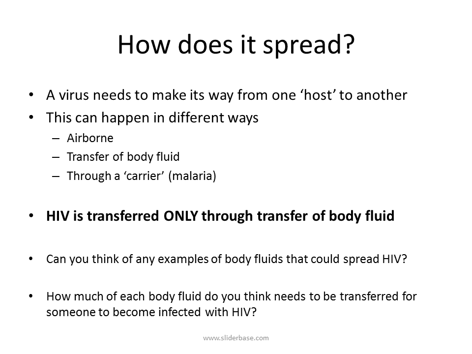 HIV & AIDS Presentation Health and Disease