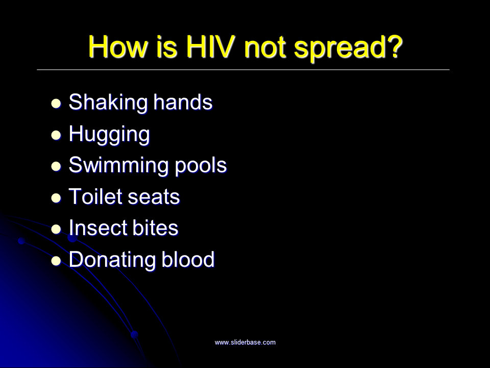 Human Imunnodeficiency Virus Presentation Health and Disease