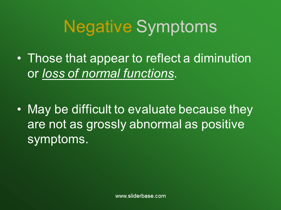 Examples of Avolition