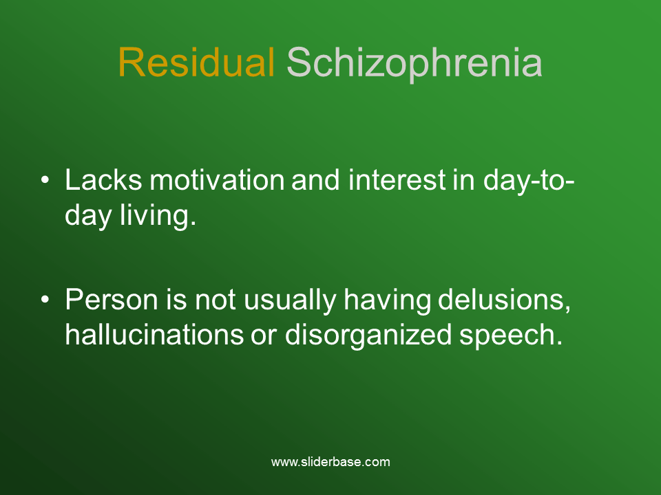 Examples of Avolition