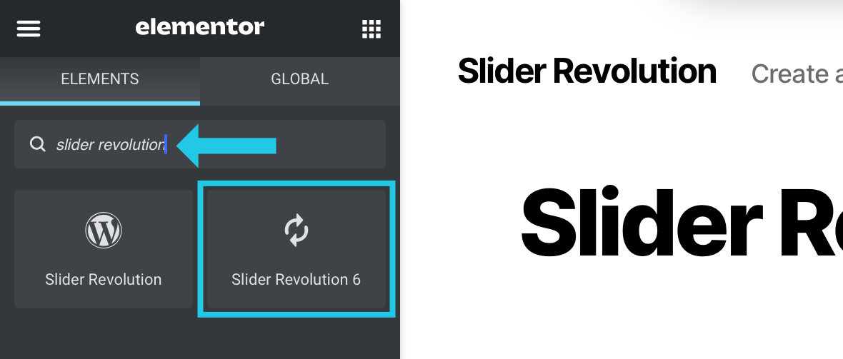 Slider Revolution + Elementor Slider Revolution