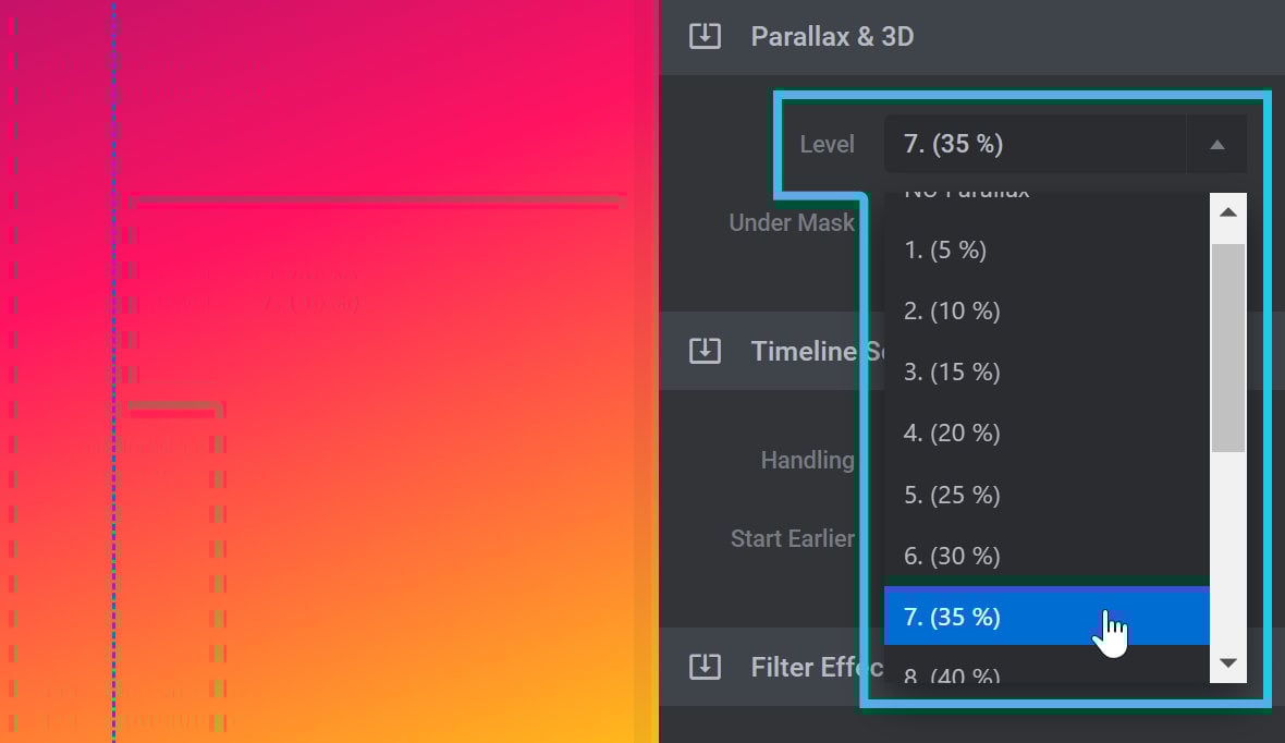 Slider Revolution Manual Working with Parallax Effects in Slider