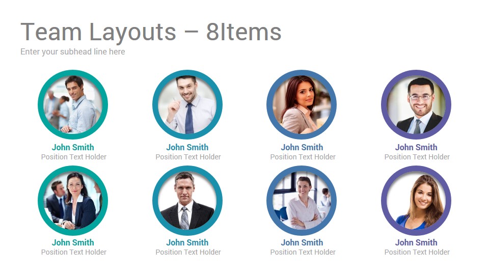 Team Introduction Slides PowerPoint Presentation Template SlideSalad