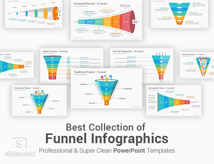 Best Funnels Infographics PowerPoint Template Diagrams SlideSalad
