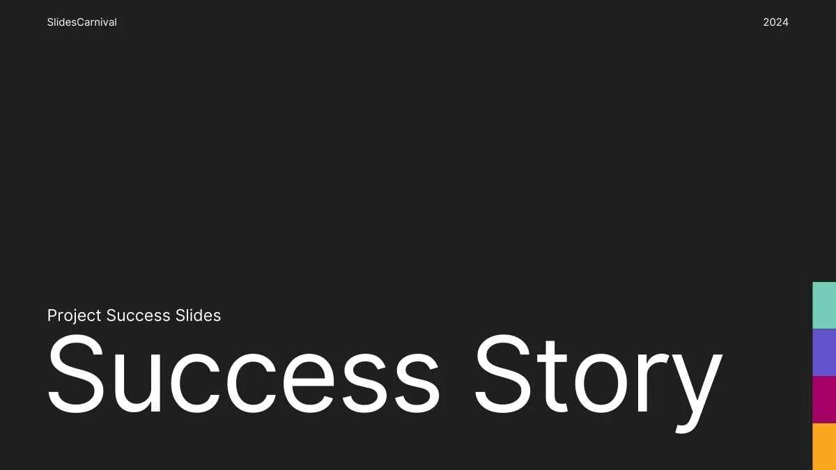 Success Story of Entrepreneur. Free PPT & Google Slides Template