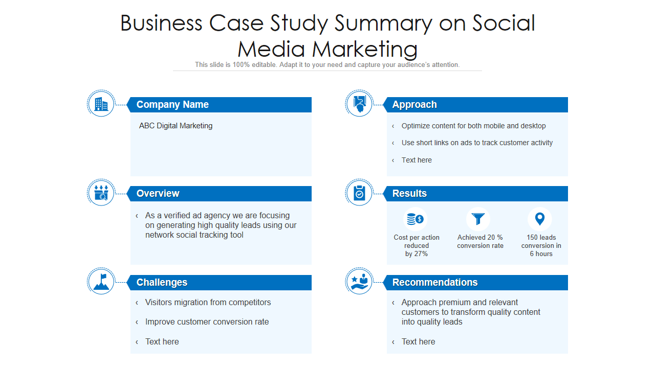 Top 5 Social Media Case Study Templates with Examples and Samples