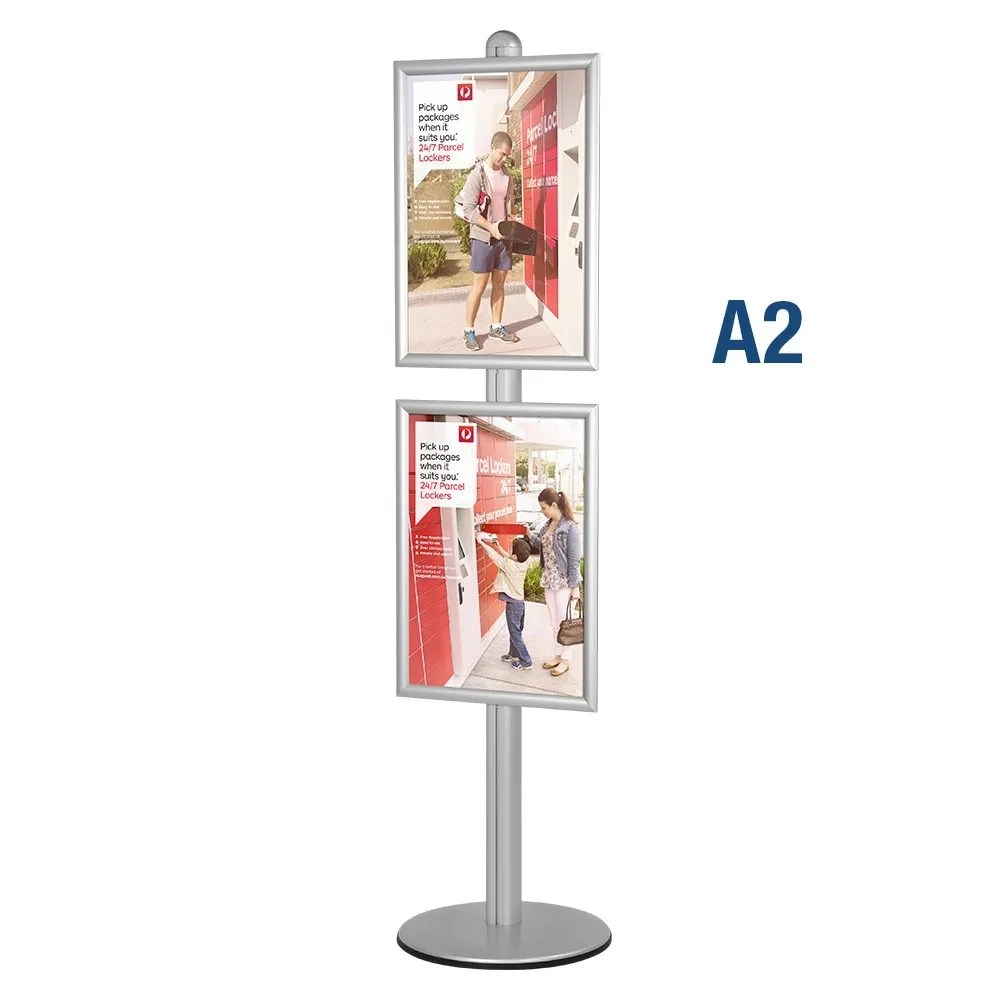 Poster Stand with A2 Clip Frame Poster Holder. Modular Display System