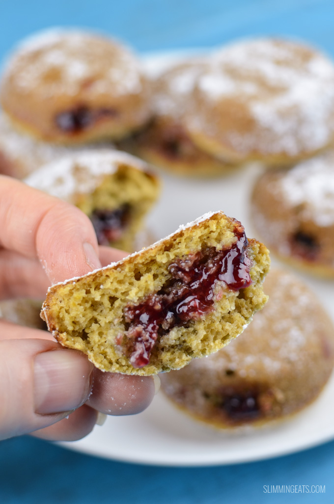 Baked Gluten Free Jam Doughnuts Slimming Eats Weight Watchers and