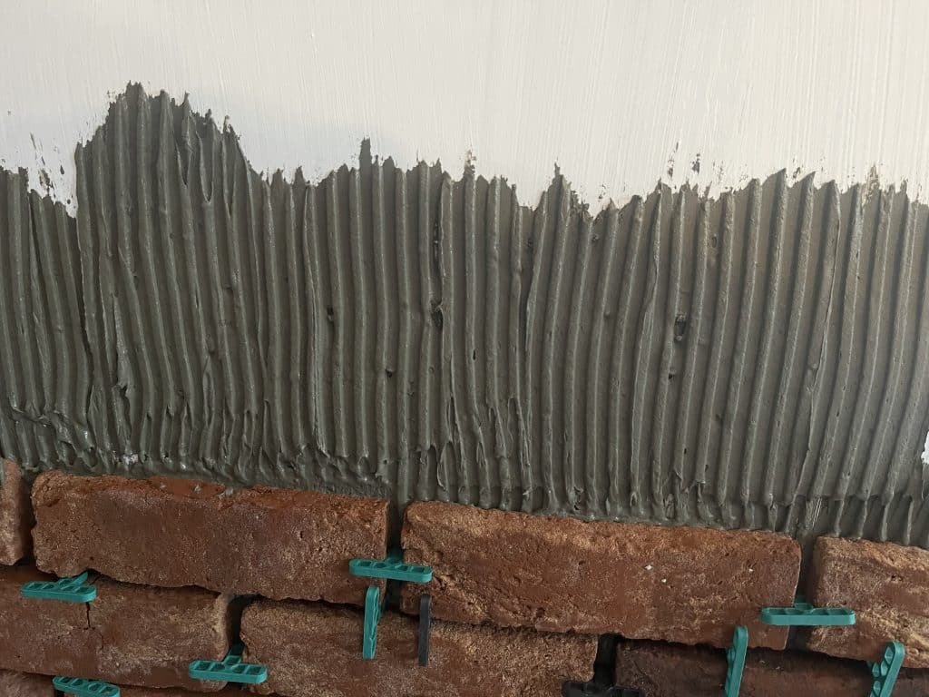 Brick Tile Adhesive From Slips From Stock!