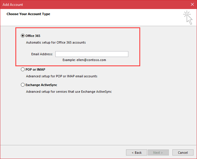 How do I manually enter my Exchange a…