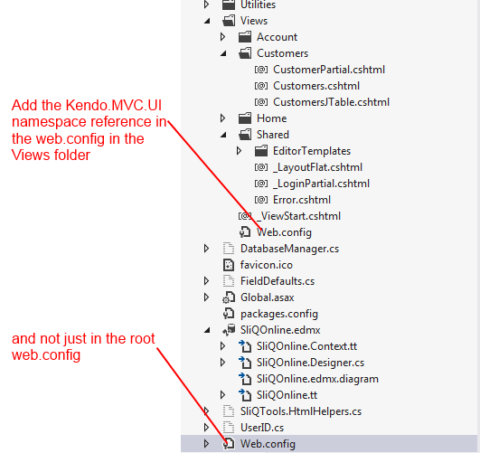 System..Mvc.HtmlHelper does not contain a definition for Kendo