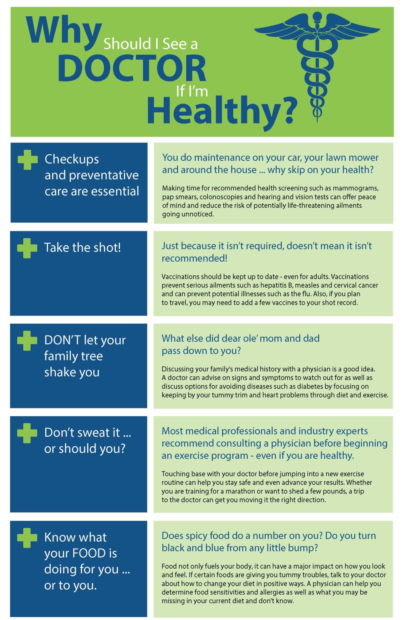 Why do I need to see a doctor if I'm healthy? SLMA(03)