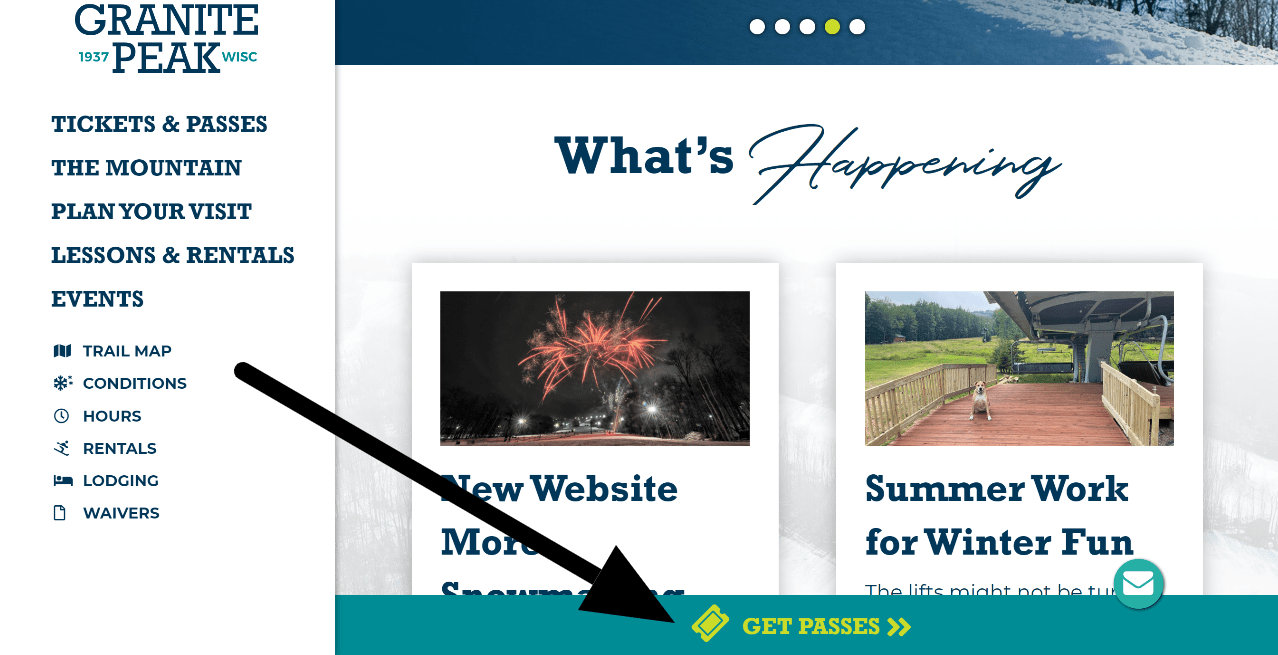 Three things I really like about the new Granite Peak website