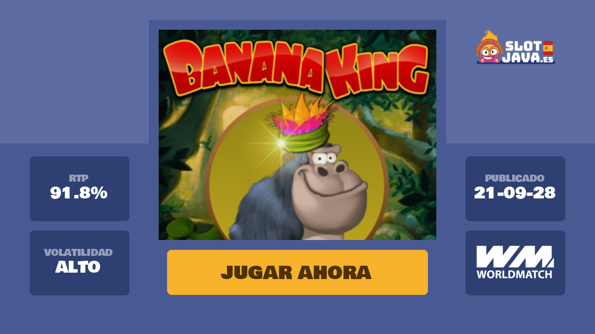 Banana King tragaperras online Juega gratis en SlotJava