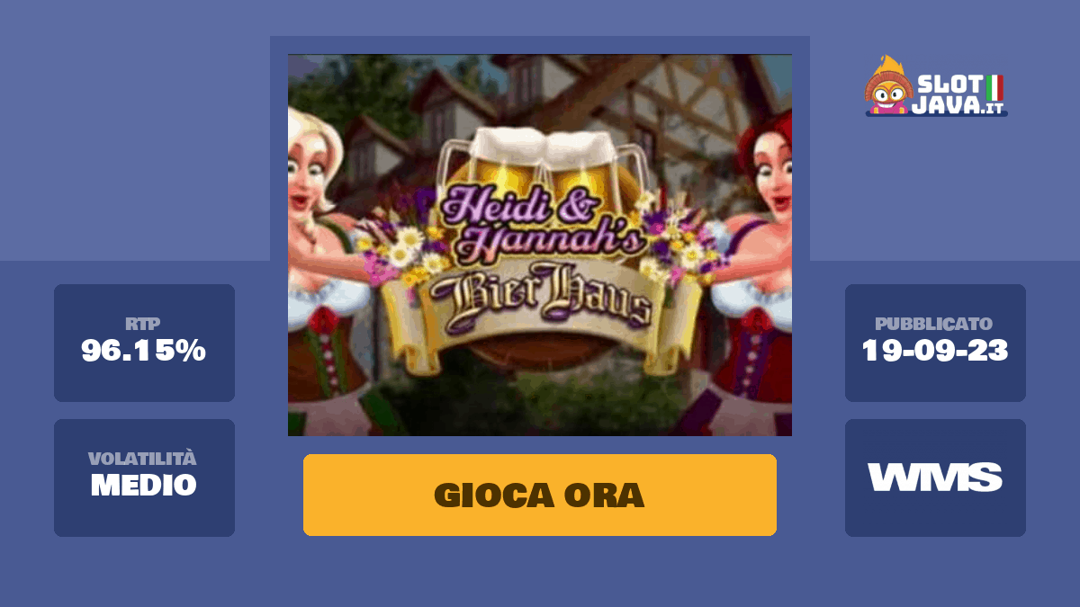 Heidi and Hanna&#039,s Bier Haus Slot Machine Gioca Gratis