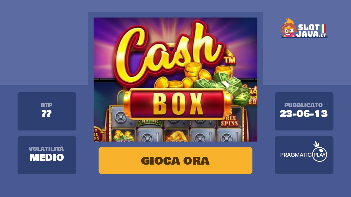 Cash Box Slot Machine Online Gioca Gratis