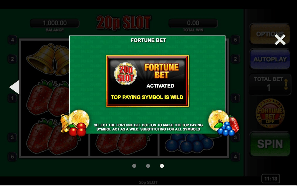 20p Slot Slot Review, Bonuses & Free Play (95 RTP)