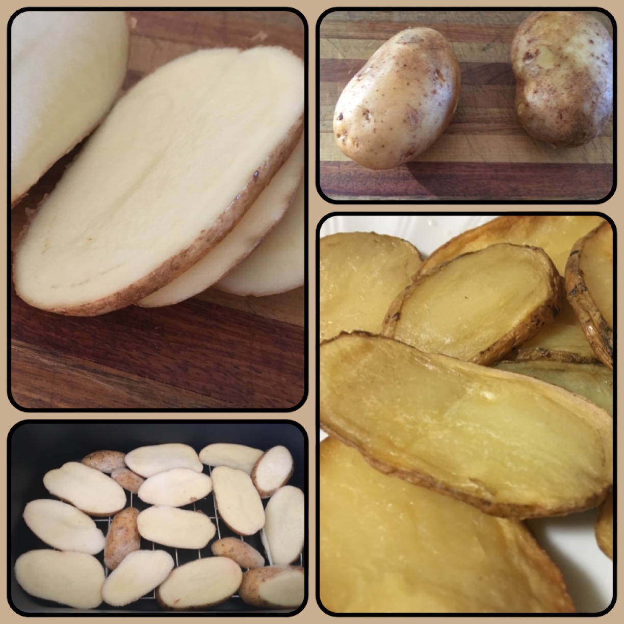 Slow roasted potato slices Slow Cooker Central