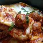 Crockpot Meatball Ravioli Casserole