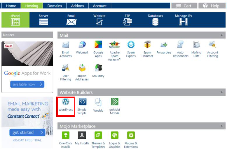 How to Install WordPress on Bluehost SLR Lounge
