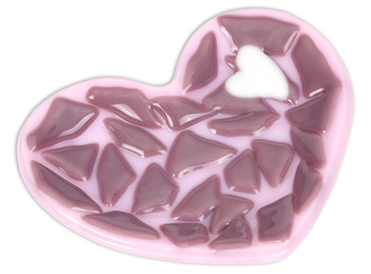 Small Heart Dish Ceramic Slumping Mold