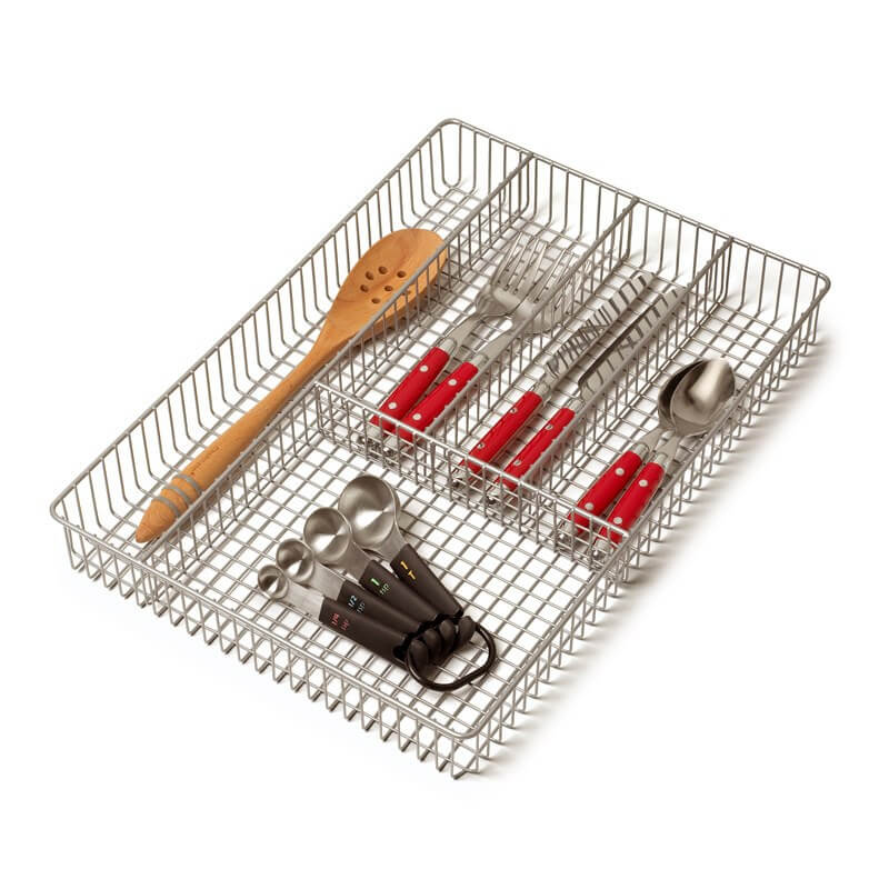 Grid Large Flatware Tray SLX Hospitality