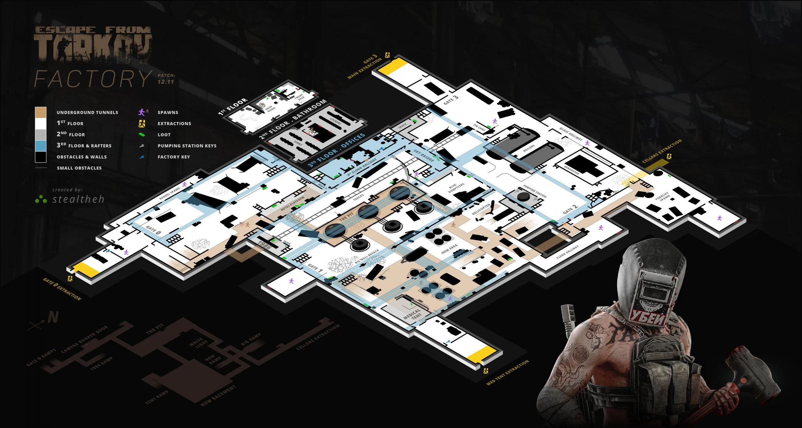 Factory Eft Map Map Tarkov Factory VIENJW