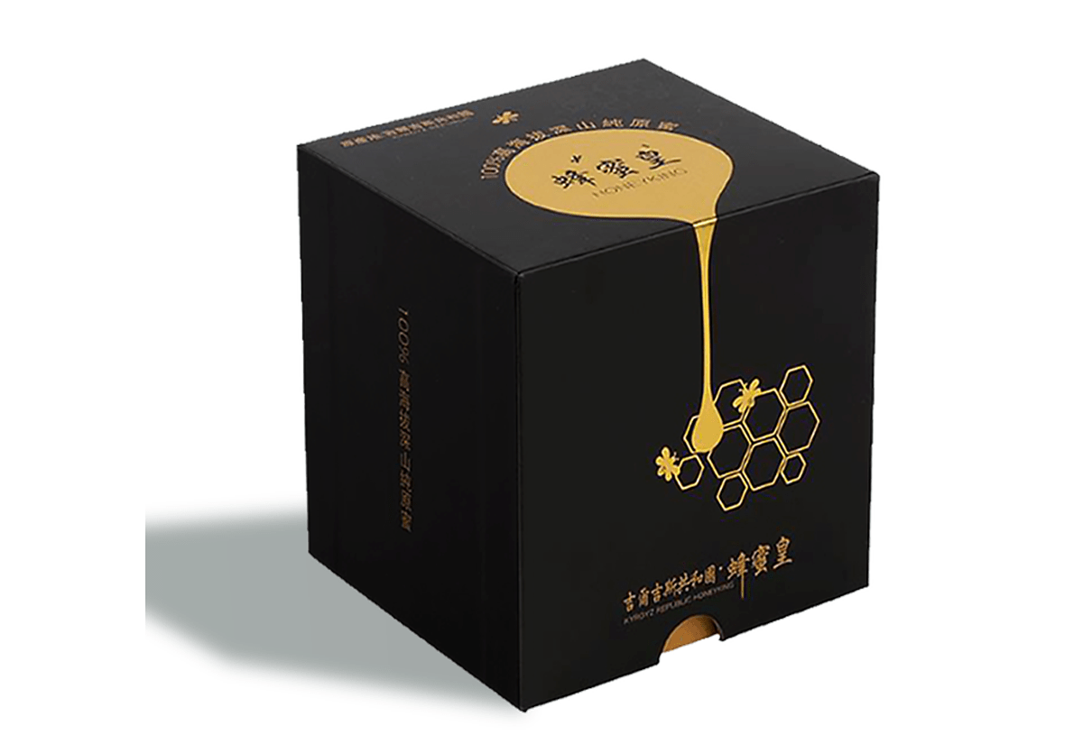 Decorative Gold Foil Boxes With Customizable Design Options Gold Foil Box