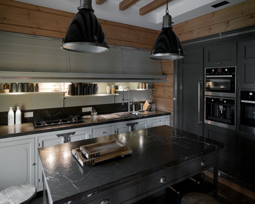 Chalet Kitchen Interior Description, Design Tips with Photos