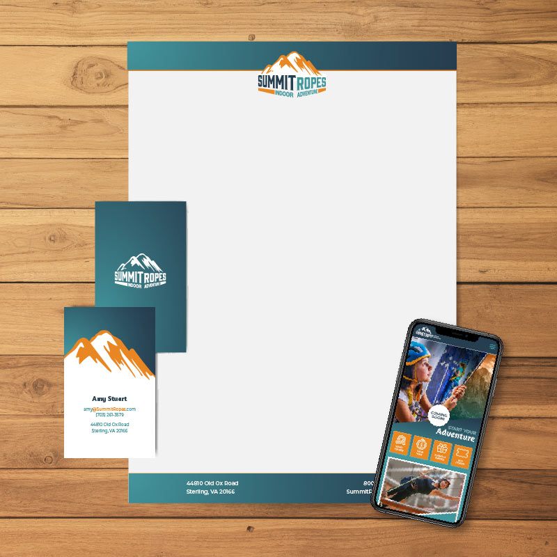 Summit Ropes Branding Small Dog Creative