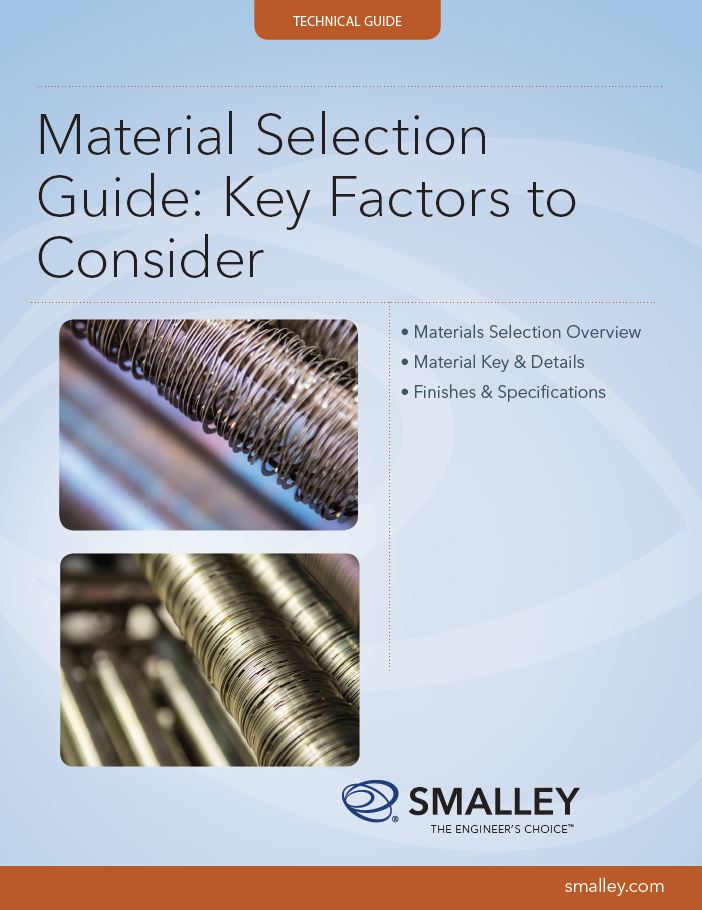 Material Selection Guide Smalley