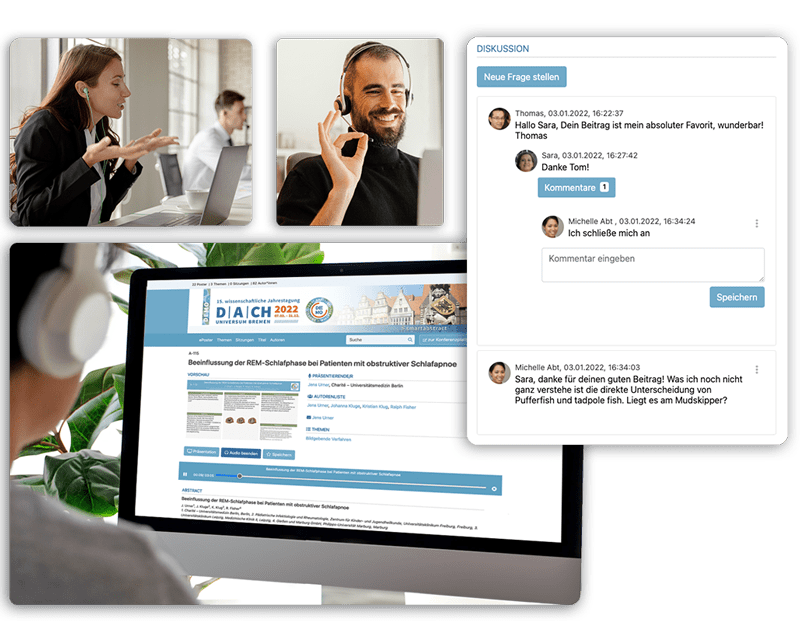 Provide your poster sessions online to engage your audience