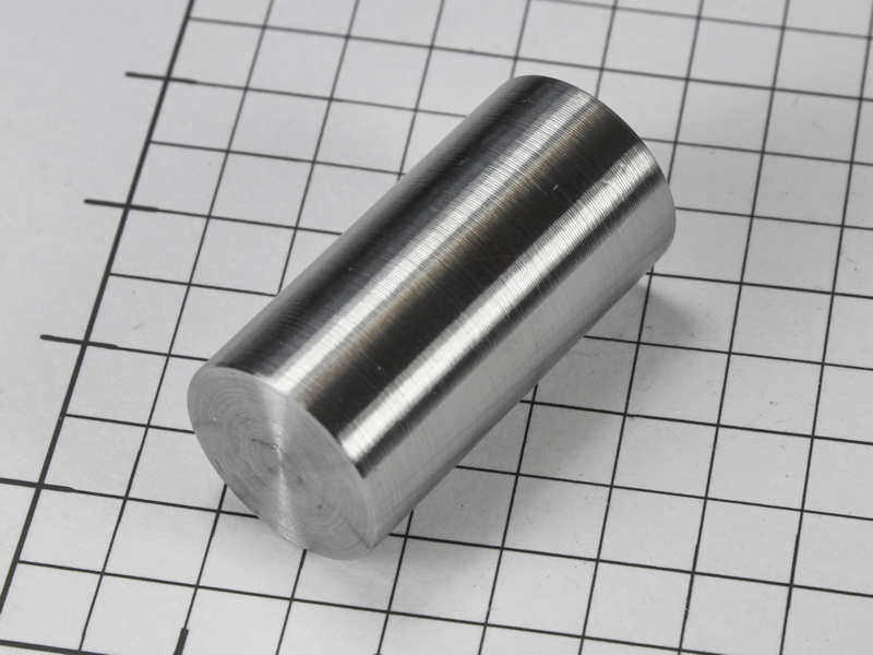 Pure Iron rod 99.995 1 inch x 1/2inch dia.