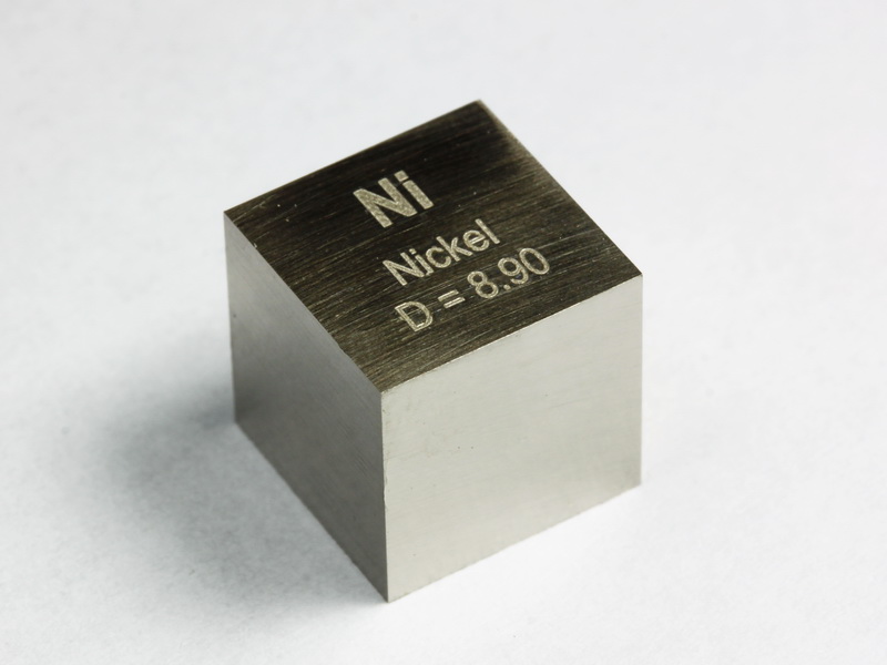 NICKEL precision densitystandard cube 10mm 8.9g