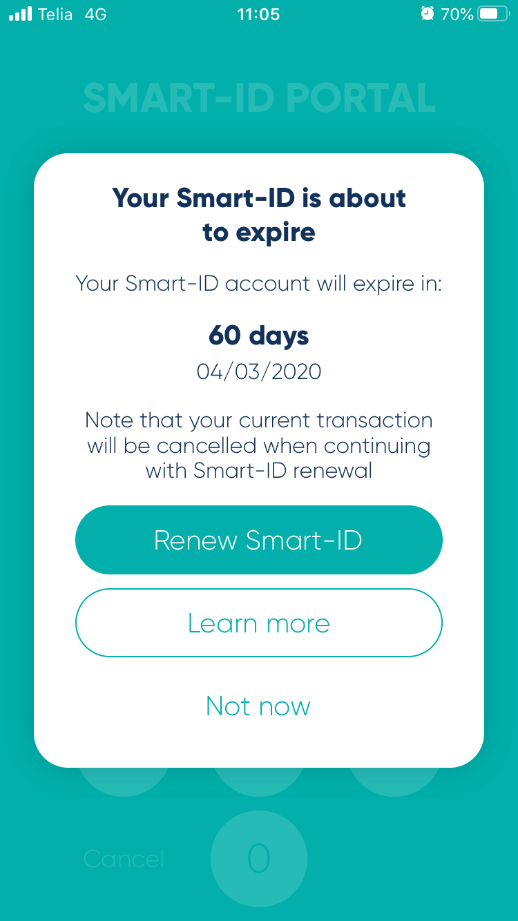 What to do when your SmartID account is about to expire SmartID