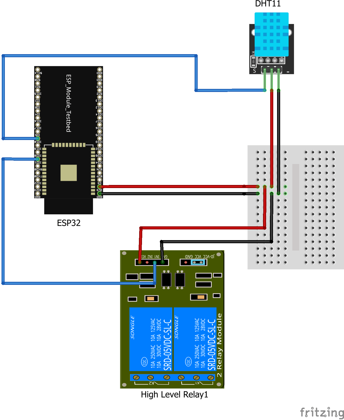 Wireless relay & sensor with one ESP32 SmartThermostat.eu