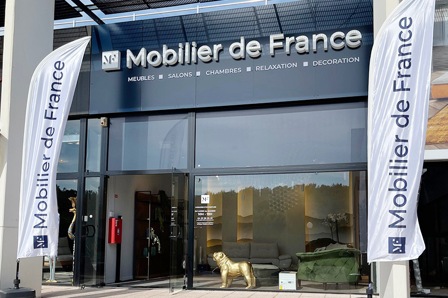 Magasin de canapés, meubles design à ANTIBES Mobilier de France